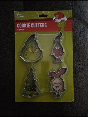 The Grinch Green Cookie Cutter Set - 4 Piece